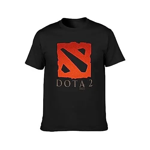 Produktbild: Dota 2 Defense of The Ancients Multiplayer Game T-Shirt Printed Graphic Black Mens Top Tee M