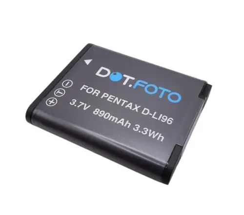Produktbild: Dot.Foto D-LI96 Premium 3.7v / 890mAh Akku für Pentax WG-1000