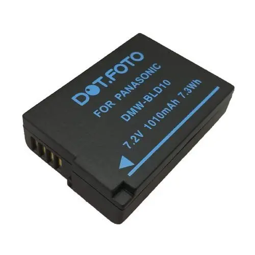Produktbild: Dot.Foto DMW-BLD10, DMW-BLD10E Premium 7.2v / 1010mAh Akku für Panasonic Lumix DMC-G3, DMC-GF2, DMC-GX1