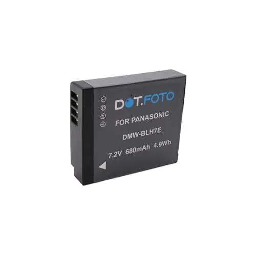 Produktbild: Dot.Foto DMW-BLH7, DMW-BLH7E Premium 7.2v / 680mAh Akku für Panasonic Lumix DMC-GM1, DMC-GM5, DMC-GF7, DMC-LX10, DMC-LX15