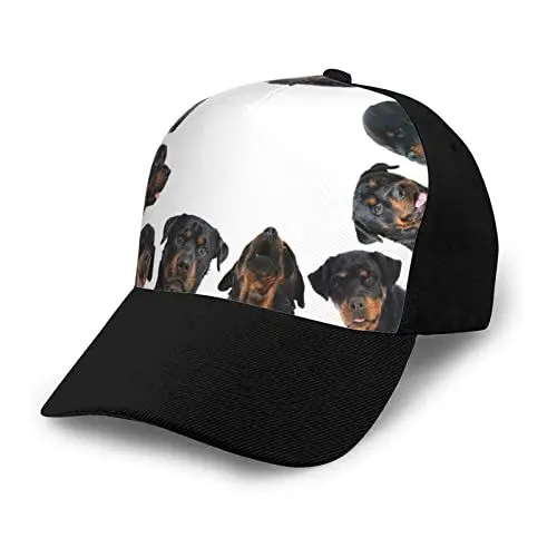Produktbild: Doubtful Dog Cap, Baseballmütze, Polyester-Twill-Stoff, Outdoor, verstellbare Kappe für Männer, Frauen, Teenager, Schwarz