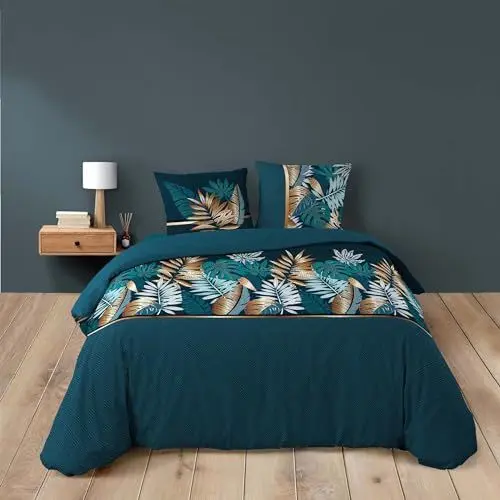 Produktbild: Douceur d'Intérieur, 3-teiliges Bettwäsche-Set (240 x 220 cm) Alianor, 100% Baumwolle