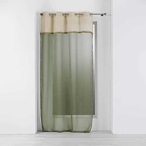 Produktbild: Douceur d'Intérieur Voile, Polyester, grün, 140L X 240H cm (1 Panneaux)