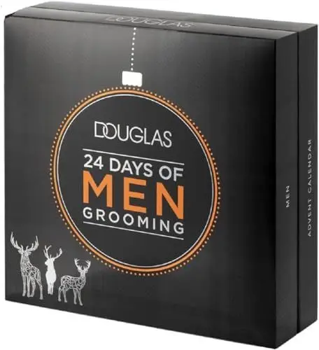 Produktbild: DOUGLAS Adventskalender 2023 Männer Beauty, 24 Pflege Kosmetik Advent Kalender für den Mann, Weihnachtskalender Wert 140 € Herren