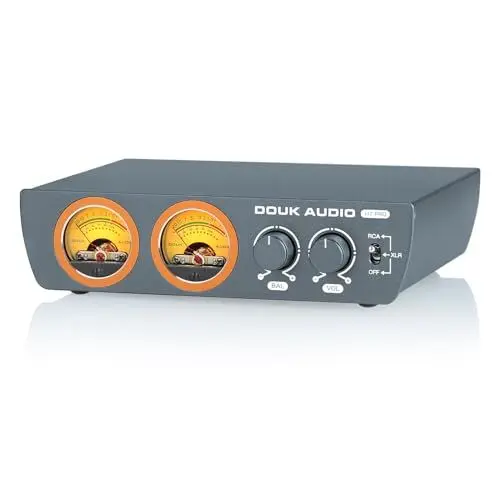 Produktbild: Douk Audio H7PRO TPA3255 Digitaler Hifi Verstärker mit VU-Meter 300W Home Stereo Amplifier