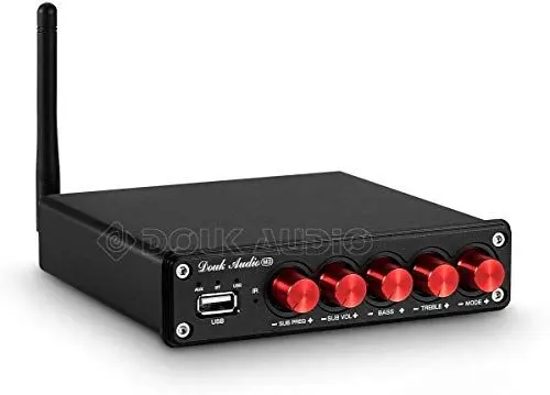 Produktbild: Douk Audio M3 Bluetooth 5.0 Verstärker Stereo Audio Receiver 2.1 Channel Mini Hi-Fi Amplifier Class D with 50 Watt x 2 + 100 Watt for Home Outdoor Passive Speaker/Subwoofer & Active Subwoofer