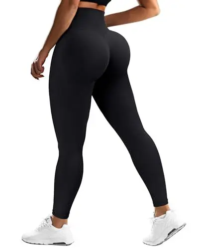 Produktbild: DOULAFASS Scrunch Butt Sport Leggings Damen Push up Blickdichte Gym Leggings High Waist Yoga Pants