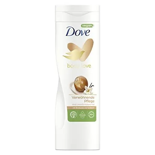Produktbild: Dove Body Love Body Lotion Verwöhnende Pflege Körperlotion für trockene Haut mit Sheabutter und Vanilleduft 400 ml 1 Stück