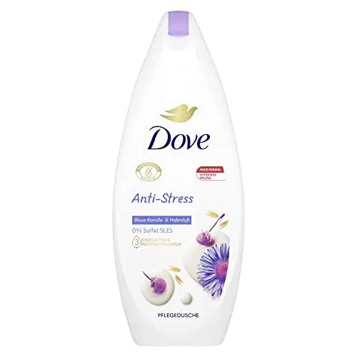Produktbild: Dove Duschgel Anti-Stress Duschbad mit 3-fach Feuchtigkeitskomplex für gestresste und trockene Haut 250 ml 1 Stück