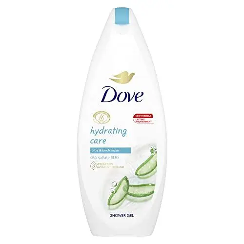 Produktbild: Dove Duschgel Hydra Pflege Duschbad mit 3-fach Feuchtigkeitskomplex und Aloe Vera & Birkenwasser 250 ml 1 Stück