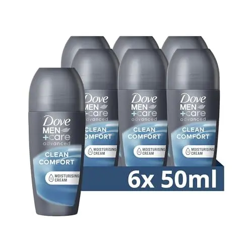 Produktbild: Dove Men+Care advanced Anti Transpirant Clean Comfort Deodorant mit 72 Stunden gegen Körpergeruch und Achselnässe mit Triple Action Technology 50 ml