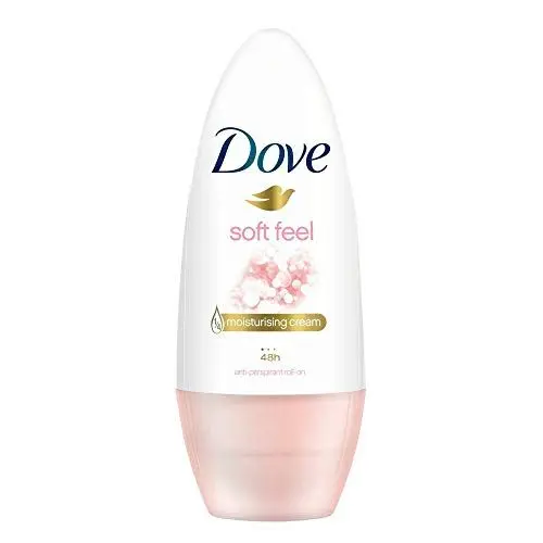 Produktbild: Dove Soft Feel Anti-Transpirant, Deo Roll-On, 50 ml