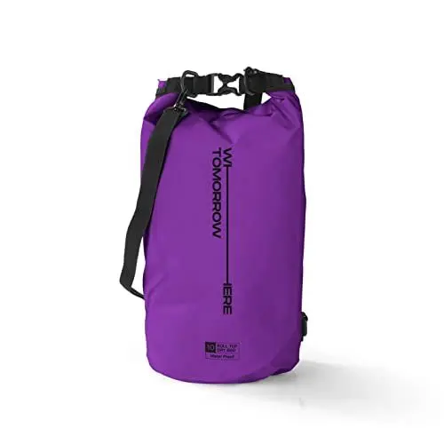 Produktbild: #DoYourOutdoor Where Tomorrow Dry Bag Tasche 20L lila | Wasserdichter Rucksack | Wasserfester Beutel & Packsack | Drybag ideal für Boot, Kajak, Angeln und Camping