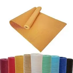 Produktbild: DoYourYoga Fitnessmatte Yogamatte »Kirana« aus ECO-PVC - 183 x 61 x 0,4 cm - rutschfest & robust - Gymnastikmatte Yoga Matte Trainingsmatte Pilates Workout - Curry
