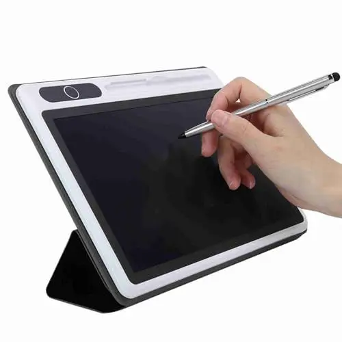 Produktbild: Dpofirs 10 '' LCD Elektronischer Notizblock, Elektronisches Grafiktablett Handschrift Zeichenbrett, Beste für die Arbeit ＆ Studium, Geschäftstreffen, vorübergehende (schwarz