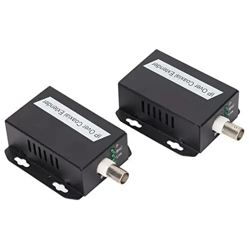 Produktbild: Dpofirs 2Pcs HDMI Extender Over IP Ethernet Kit, RJ45 2-Wege Kommunikation Stabile Kleine Ethernet Over Coax Adapter - Koaxial Bis zu 500 Meter