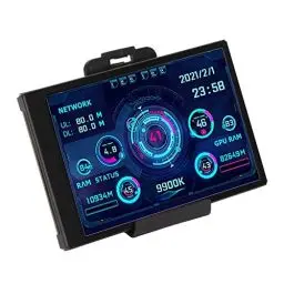 Produktbild: Annadue 3,5-Zoll-IPS-Computer-Temperaturmonitor, PC-Sensor-Panel-Display, PC-CPU-GPU-RAM-HDD-Datenmonitor Computer-Temperaturanzeige für Windows-Systeme