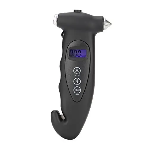 Produktbild: Dpofirs Digitales Reifendruckmessgerät, 150 PSI 4 Einstellungen für Auto, LKW, Fahrrad mit LCD-Display mit Hintergrundbeleuchtung, 400-mAh-Akku, für Autos, Lastwagen, Motorräder, Fahrräder