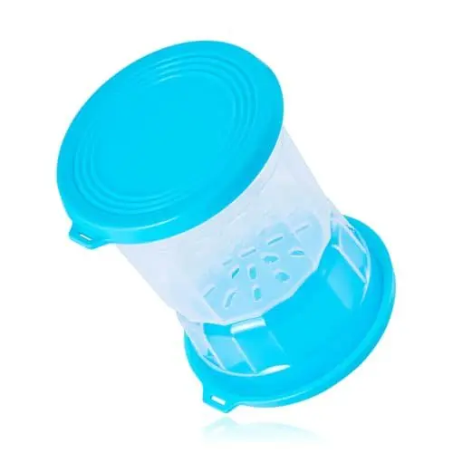 Produktbild: Dpofirs Einmachglas, Oliven-Sanduhrglas mit Sieb, Luftdichtes Einmachglas, Einmachglas, Safttrennglas, Einmachglas, Flip-Glas für Gurke, Jalapeno, Einmachglasbehälter