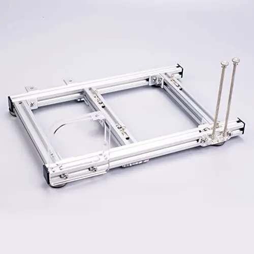 Produktbild: Dpofirs ITX Computer Open Case Bracket, ITX PC Test Bench Open Air Frame Overclock Case Computer Mount Aluminium Chassis Support Grafikkarte(Silber-)
