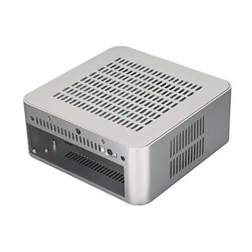 Produktbild: Dpofirs ITX Computergehäuse, Desktop Gehäuse, Gaming PC Gehäuse für Heimvideocomputer, Hotelcomputer, Selbstbedienungsterminals, Gute Wärmeableitung