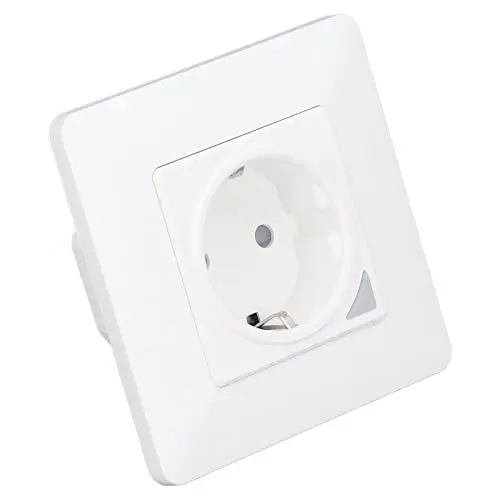 Produktbild: Dpofirs Intelligente WLAN Wandsteckdose 3600 W mit Kostenloser Smart Life App, Verbindung zu 2,4 GHz WLAN Smart Steckdose, Kompatibel mit OS 8.0 oder Android 4.4 und Höher