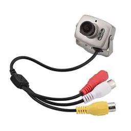 Produktbild: Dpofirs Kabelgebundene -Analog-CCTV-Kamera, 3,6-mm-Weitwinkelobjektiv, Audio-Video-Überwachungskamera für Den Parkplatz eines Wohngemeinschaftshauses(PAL-System (mit Etikett