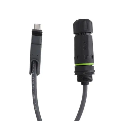Produktbild: Dpofirs SPX-Stecker auf RJ45-Adapter, Wasserdichtes Kabel, RJ45-Buchsen für Generation 2 Dish, 1200 Mbit/s SPX auf RJ45-Stecker, SPX Plug to RJ45 Adapter