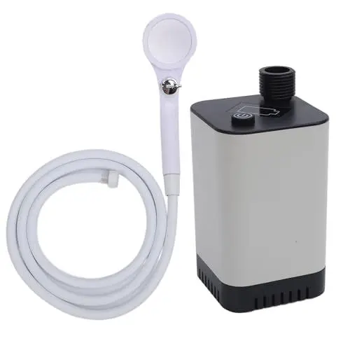 Produktbild: Dpofirs Tragbare Dusche, Campingdusche, 5200 MAh Wiederaufladbare Duschpumpe, Elektro Camping Dusche, für das Wandern Im Freien für Reisen