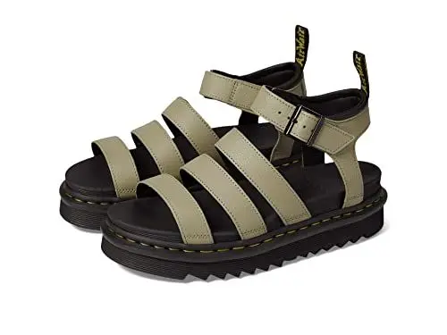 Produktbild: DR. MARTENS Damen Blaire Sandals, Pale Olive Pisa, 38 EU