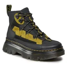 Produktbild: DR. MARTENS Unisex 8 Eye Boots, Black Lapstone & Black Poly Rip Stop, 46 EU
