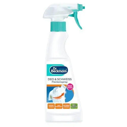 Produktbild: Dr. Beckmann Fleckenspray Deo & Schweiß | Spezialfleckentferner gegen Deo- und Schweißflecken | 250 ml