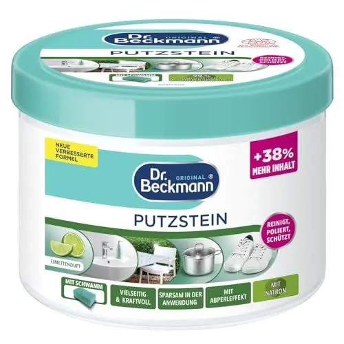 Produktbild: Dr. Beckmann Putzstein | Universalreiniger für den ganzen Haushalt | inkl. Putzschwamm | 550 g