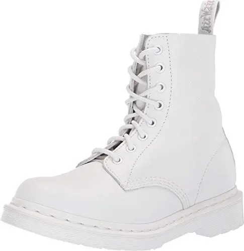Produktbild: Dr. Martens Damen 1460 Pascal Mono Stiefeletten, Weiß Optical White Virginia, 37 EU