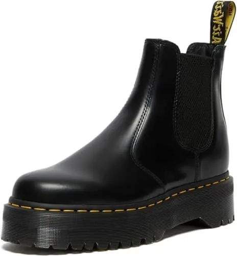 Produktbild: Dr. Martens Damen 2976 Polished Smooth Chelsea boots, Schwarz, 40 EU