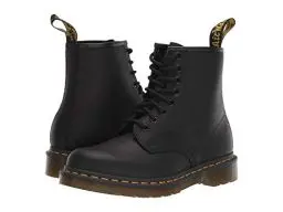 Produktbild: Dr. Martens Damen Boot met 8 oogjes Springerstiefel, Black Greasy, 46 EU