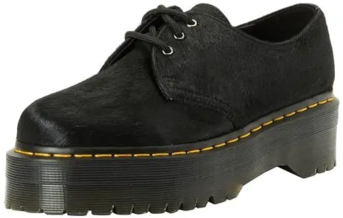 Produktbild: DR. MARTENS Unisex 3 Eye Shoe Boots, Black Hair On, 40 EU