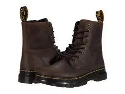 Produktbild: Dr. Martens Unisex Combs Leather Fashion Boot, Dunkelbraunes Verrücktes Pferd, 42 EU