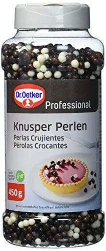 Produktbild: Dr. Oetker Professional Knusper Perlen, 3 Farben, 450 g Dose