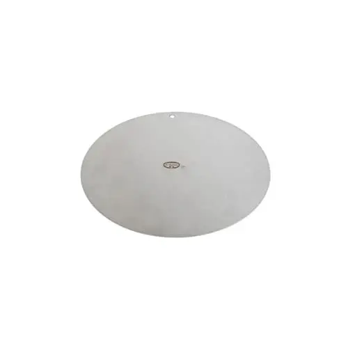 Produktbild: Dr. Oetker Profi Deko- und Transportplatte Ø 32 cm – Hochwertiger Edelstahl, Spülmaschinenfest, Vielseitig einsetzbar, Silber