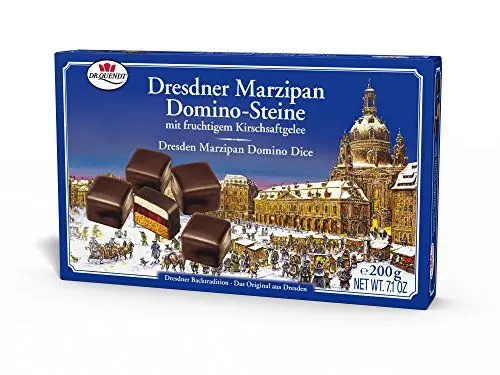 Produktbild: Dr. Quendt Dresdner Marzipan Domino-Steine, 5er Pack (5 x 200 g)