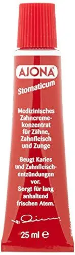Produktbild: Dr. Rudolf Amor Nachfolger Ajona Stomaticum Medizinische Zahnpasta-Konzentrat, 25 ml