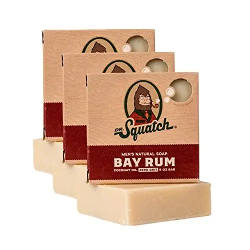 Produktbild: Dr. Squatch Natürliches Seifenstück für Männer, 3er Pack - Lorbeer-Rum