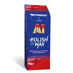 Produktbild: DR. WACK - A1 Polish & Wax 500 ml - Autopolitur & Autowachs in einem - Zuverlässige Kratzer-Entfernung - Verbesserter Schutz & Glanz - für alle Lackarten - Hochwertige Autopflege