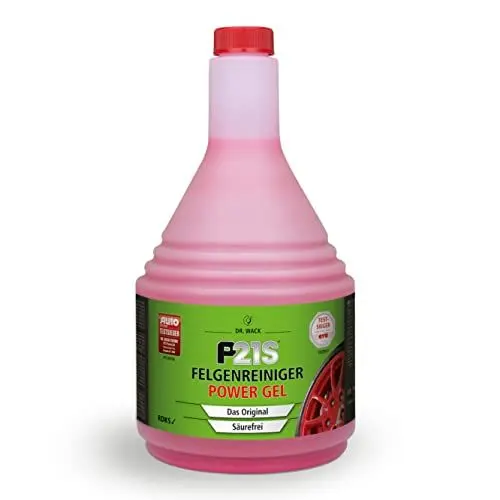 Produktbild: DR. WACK P21S Felgenreiniger Power Gel 1 Liter - Felgen-Spray mit Gel-Formel & Wirkindikator - Schnelle & schonende Reinigung - säurefrei & biologisch abbaubar - Hochwertige Autopflege