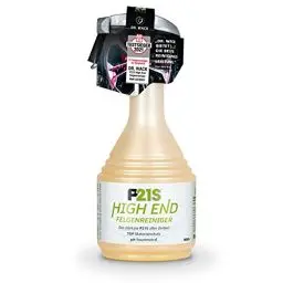 Produktbild: DR. WACK - P21S HIGH END Felgenreiniger 750 ml - Felgen Spray mit Gel-Formel & Wirkindikator - Schnelle & schonende Reinigung - pH-hautneutral & biologisch abbaubar - Hochwertige Autopflege