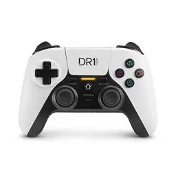 Produktbild: DR1TECH ShockPad II Controller Für PS4 / PS3 Kabelloser - Gaming Joystick DESIGN NEXT-GEN Kompatibel Mit PC/IOS - Touch Pad Und Doppelter Vibration (Weiß)