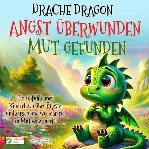 Produktbild: Drache Dragon - Angst überwunden, Mut gefunden: Ein einfühlsames Kinderbuch über Ängste und Sorgen und wie man sie in Mut verwandelt