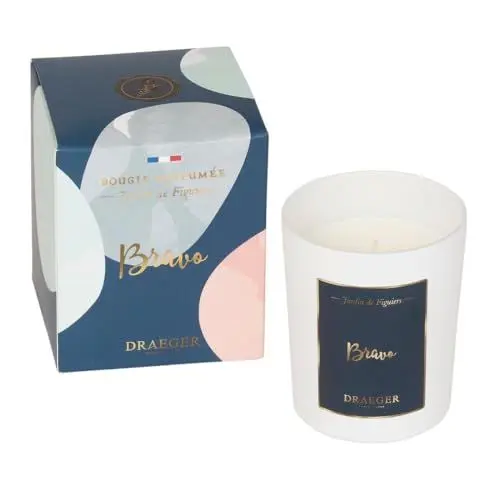 Produktbild: Draeger Paris - Geschenkkerze - Bravo - Pflanzenwachs - 9 x 7,5 cm
