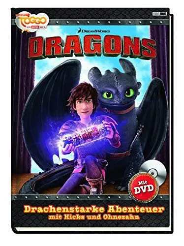 Produktbild: Dragons. Drachenstarke Abenteuer mit Hicks und Ohnezahn: Buch mit DVD